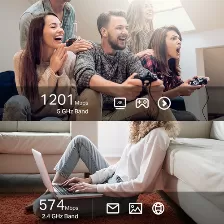 Tarjeta De Red Inalambrica Tp-link Ax 1800 Archer Tx20u Plus Usb, Banda Dual, 1800 Mbit/s, Negro